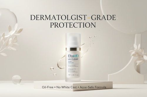 Dermatologist-grade protection - oil-free, no white cast, acne-safe formula