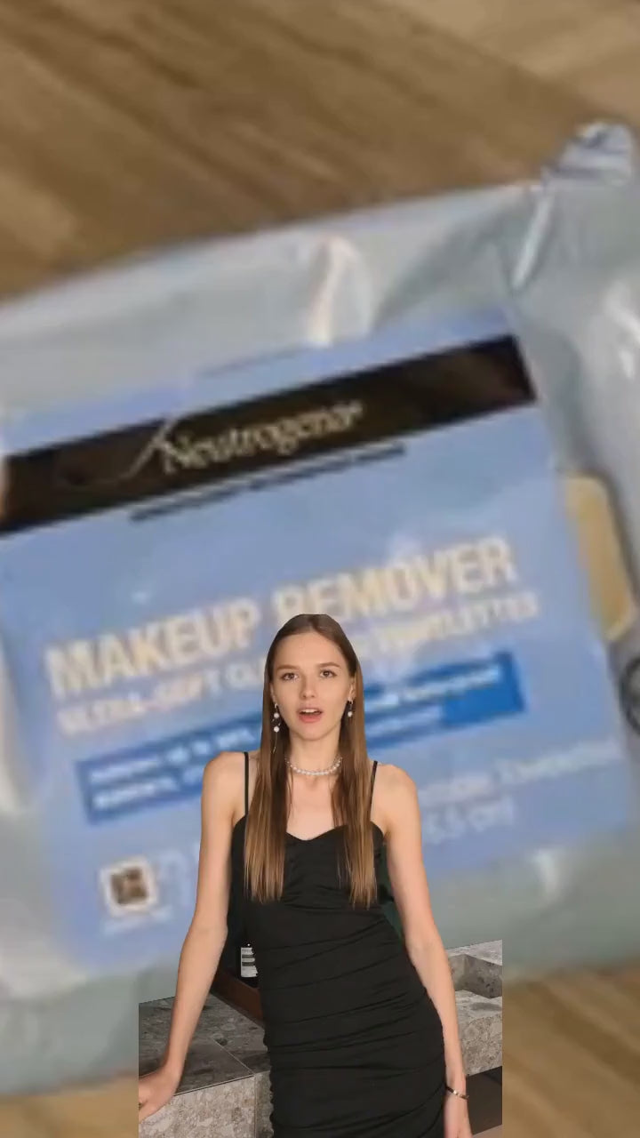 Neutrogena Makeup Remover Wipes - Ultra-Soft Micellar Cleansing Wipes, Twin Pack (50 Count)