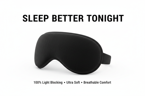 Sleep Mask Promotional Banner